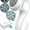 Forgoods Elektrische Eelt Verwijderaar Met Stofzuigsysteem - Eeltverwijderaar - USB Oplaadbaar - Krachtigste Motor Op De Markt - IPX7 Waterbestendig - Voetvijl - Inclusief Adapter - Extra 2 Sets Vijlschijven - Model 2023