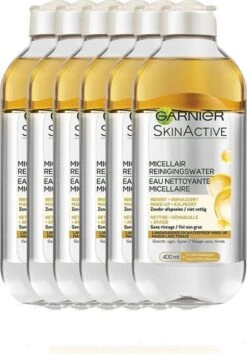 Garnier Face SkinActive Micellair Reinigingswater Waterproof Make-up - 6 X 400ml – Voordeelverpakking -Lichaamsverzorging Winkel 837x1200 1
