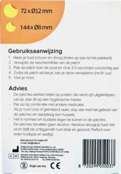 Dea Sirona Pimple Patch - Acne Patch - Puisten Verwijderaar - Puisten Pleister - Acne Pleister - Acne Sticker - Puistjes Verwijderen - 216 Stuks -Lichaamsverzorging Winkel 837x1200