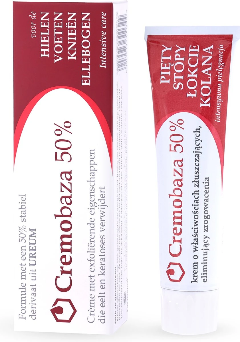 Cremobaza 50% Ureumcrème - Bodycrème Met Exfoliërende Eigenschappen Die Keratoses Verwijdert - 30g 3 Cremobaza 50% Ureumcrème - Bodycrème Met Exfoliërende Eigenschappen Die Keratoses Verwijdert - 30g