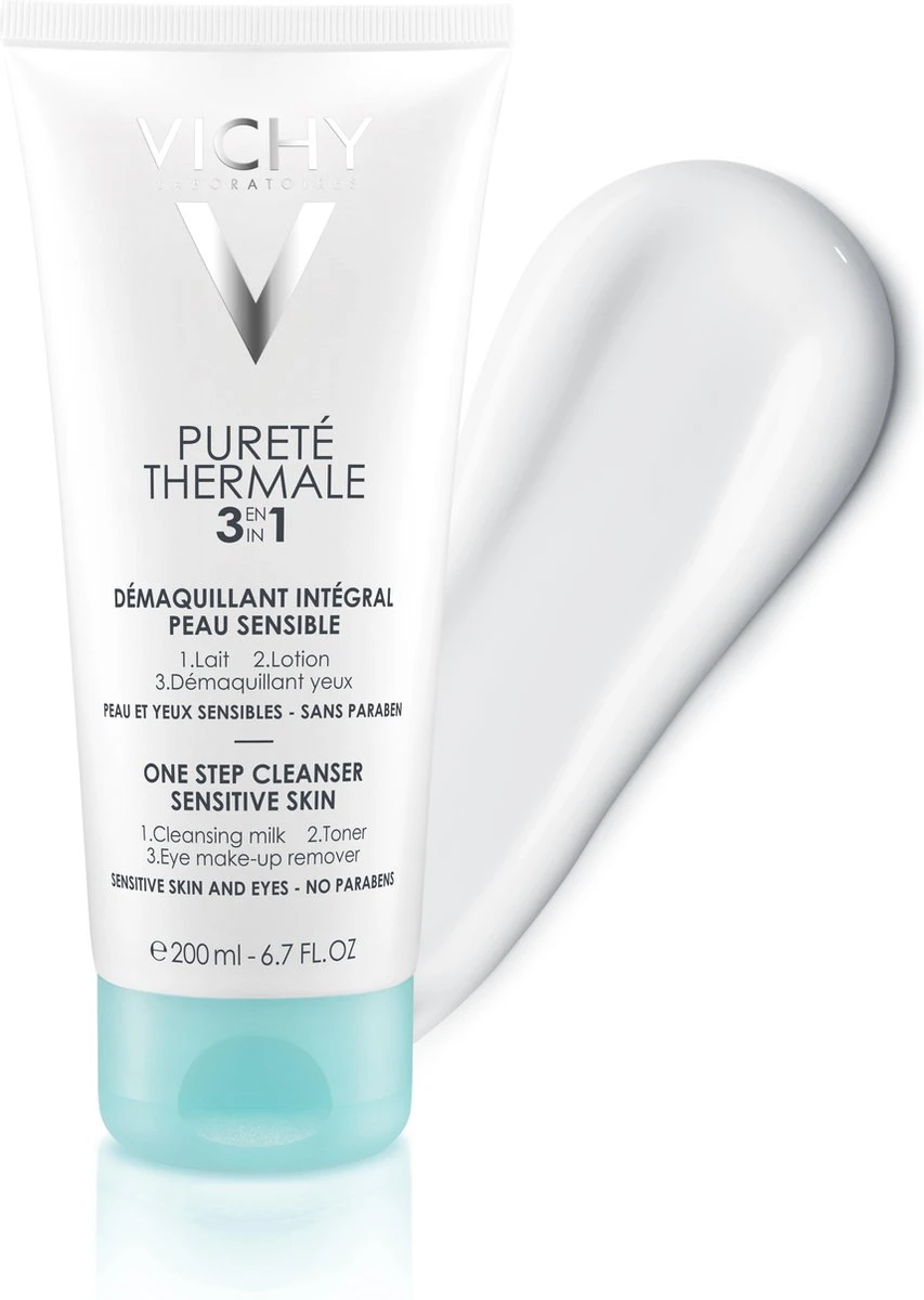 Vichy Pureté Thermale 3-in-1 Reinigingslotion -200ml - Make-up Verwijdering 8 Vichy Pureté Thermale 3-in-1 Reinigingslotion -200ml - Make-up Verwijdering - Afbeelding 6