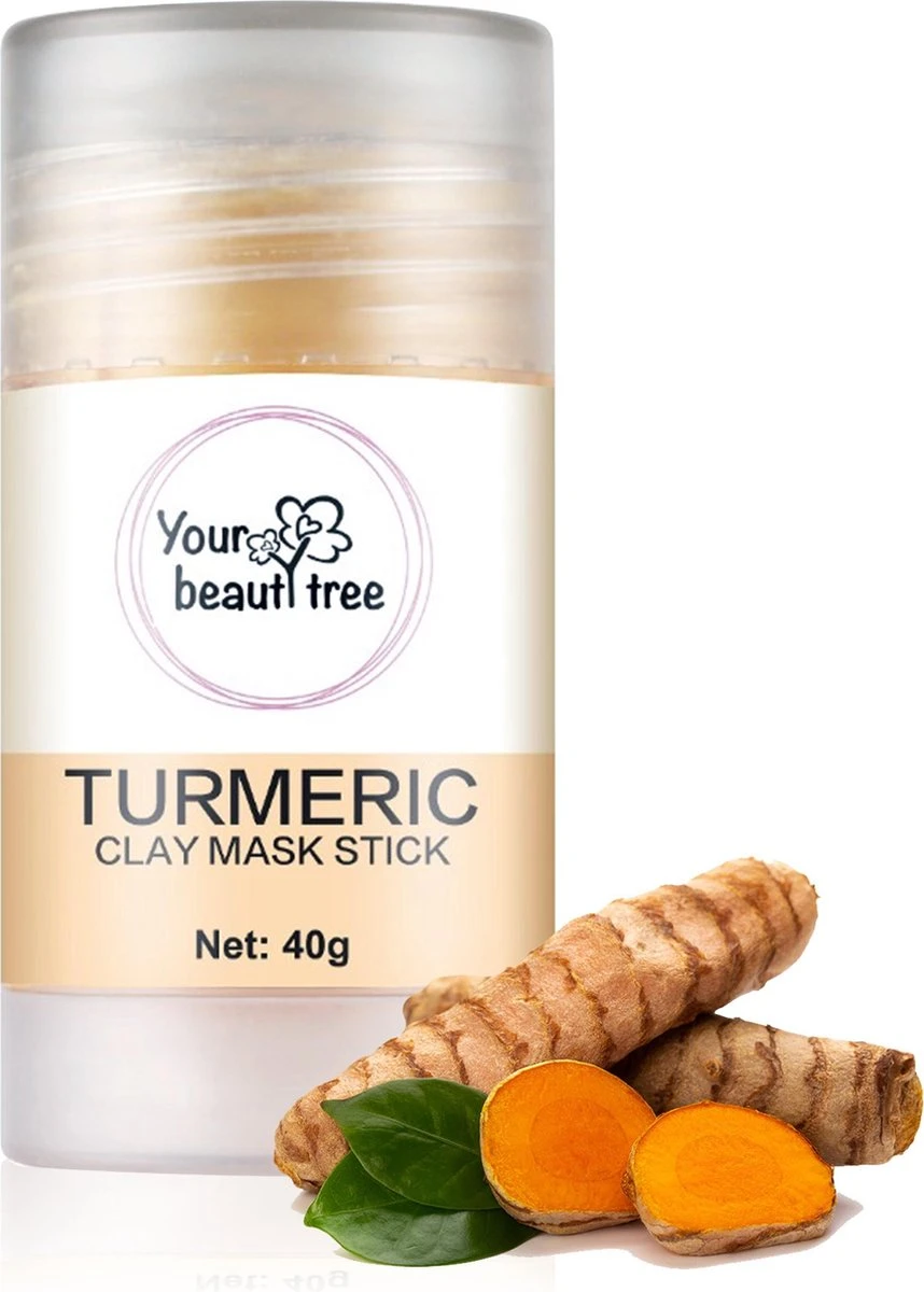 Your Beauty Tree ® Tumeric Detox Masker Stick - Tumeric Mask Stick - Huidverzorging - Gezichtsmasker - Natuurlijke Producten - Verzorgend - Verkoelend - Hydraterend - Black Head Verwijderen - Mee-eters - Verzachtend 3 Your Beauty Tree ® Tumeric Detox Masker Stick - Tumeric Mask Stick - Huidverzorging - Gezichtsmasker - Natuurlijke Producten - Verzorgend - Verkoelend - Hydraterend - Black Head Verwijderen - Mee-eters - Verzachtend