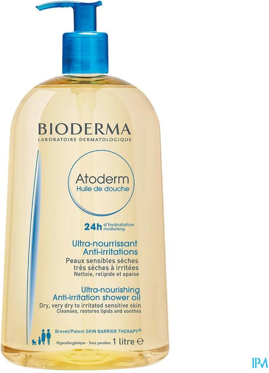 Bioderma Atoderm Douche-olie - 1000 Ml 5 Bioderma Atoderm Douche-olie - 1000 Ml - Afbeelding 3