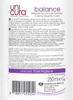 Unicura Balans Antibacteriële Vloeibare Handzeep - 6 X 250 Ml - Voordeelverpakking 14 Unicura Balans Antibacteriële Vloeibare Handzeep - 6 X 250 Ml - Voordeelverpakking -Lichaamsverzorging Winkel 876x1200 1