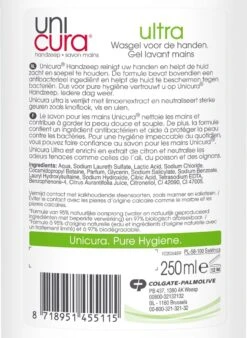 Unicura Ultra Antibacteriële Vloeibare Handzeep - 6 X 250 Ml - Voordeelverpakking -Lichaamsverzorging Winkel 876x1200 2