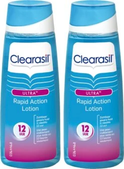 Clearasil - Ultra Rapid Action Lotion - Reinigingslotion - 2 X 200 Ml