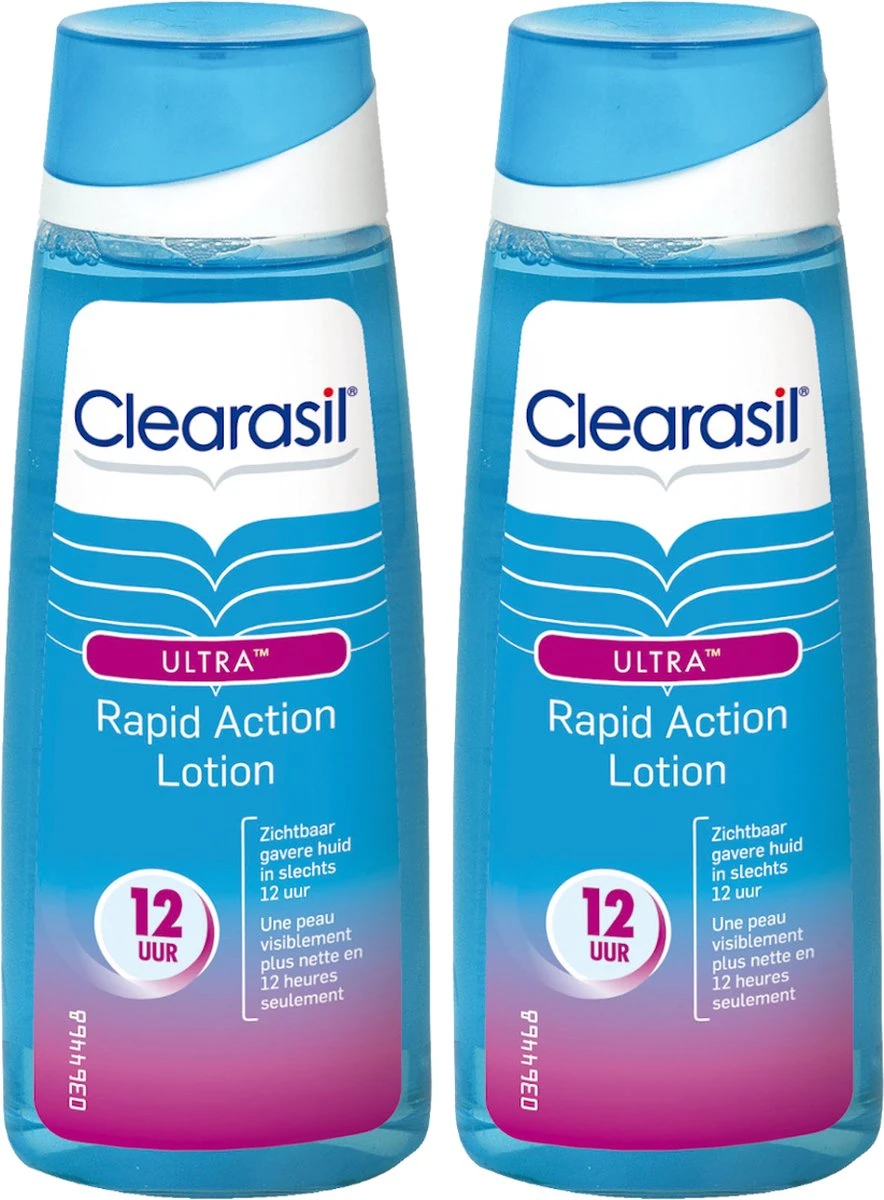 Clearasil - Ultra Rapid Action Lotion - Reinigingslotion - 2 X 200 Ml 3 Clearasil - Ultra Rapid Action Lotion - Reinigingslotion - 2 X 200 Ml