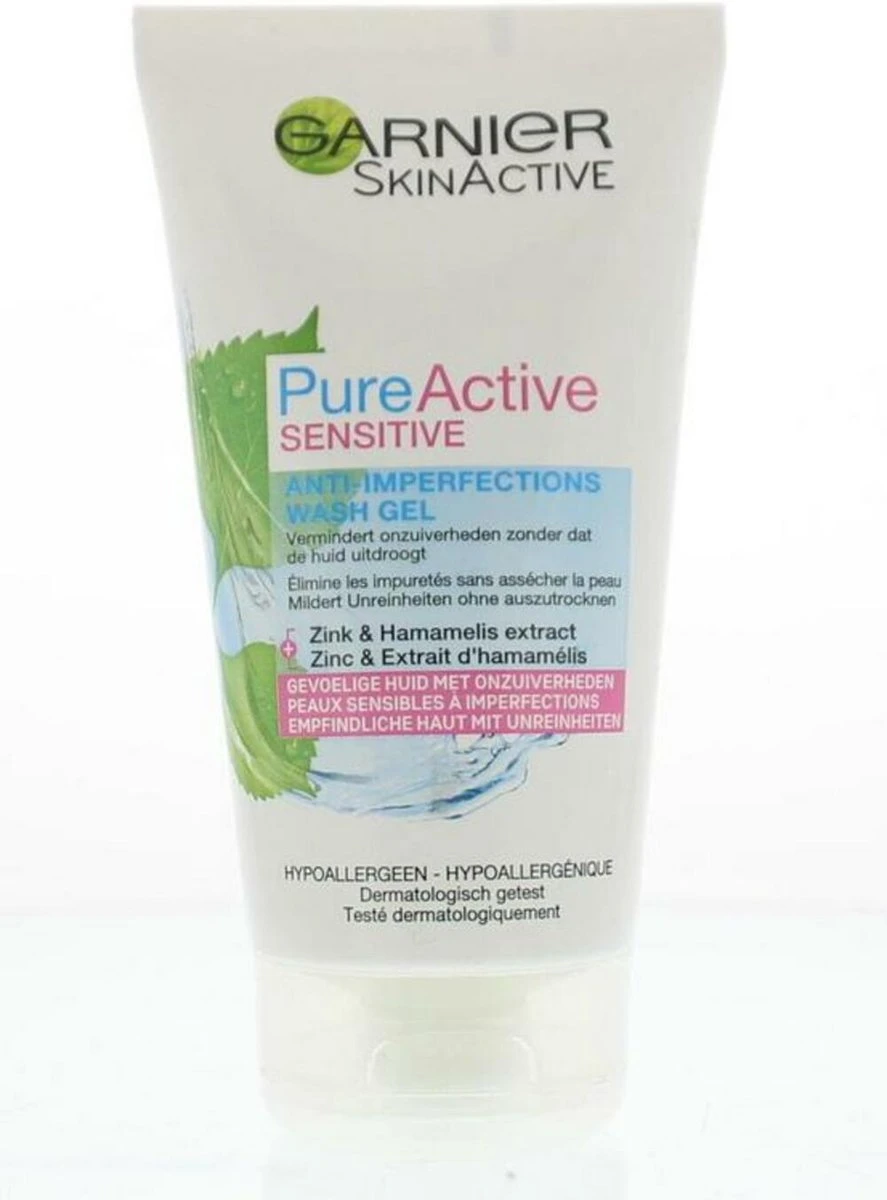 Garnier SkinActive Sensitive Zeepvrije Gezichtsreinigingsgel - 150 Ml 7 Garnier SkinActive Sensitive Zeepvrije Gezichtsreinigingsgel - 150 Ml - Afbeelding 5