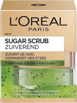 L'Oréal Paris Sugar Scrub Kiwi Gezichtsscrub - Zuiverend En Verzorgend -Lichaamsverzorging Winkel 895x1200 2