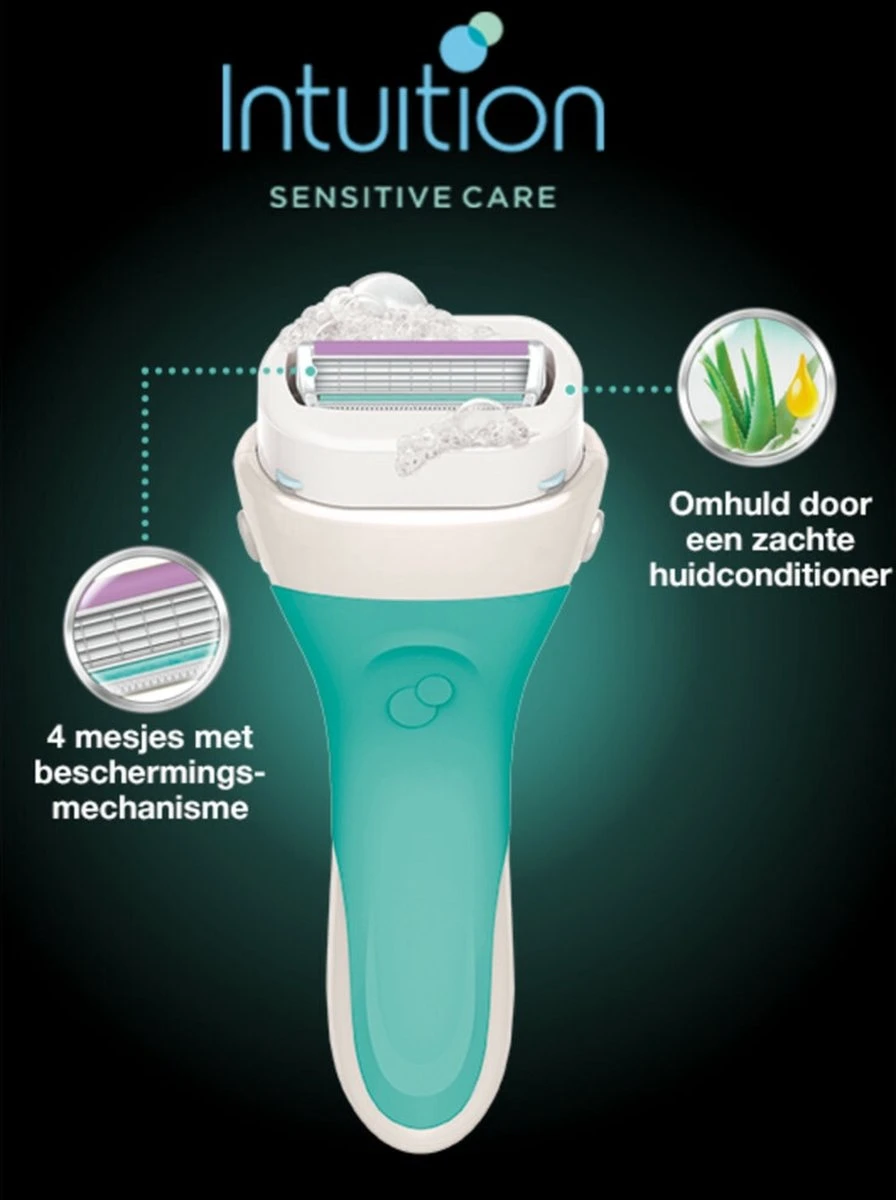 Wilkinson Intuition Sensitive Care 4 Scheermesjes - Navulling 4 Wilkinson Intuition Sensitive Care 4 Scheermesjes - Navulling - Afbeelding 2