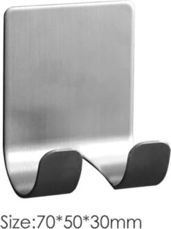 Merkloos Luxe RVS Scheermeshouder - 1 Stuk - Zelfklevende Scheermeshouder - Badkamer Scheermes Houder - Handdoek Houder - Badkamerhaak - Wandhaak - Zelfklevende Haak - Haakje - Douche - Toilet - Keuken - Kabelhouder - Organizer - Haak Voor Scheermes - Wc Haak -Lichaamsverzorging Winkel 898x1200 2