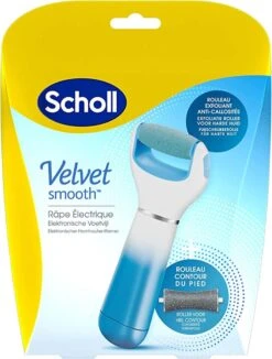 Scholl Velvet Smooth - Elektrische Eeltvijl - Blauw - 1 Stuk