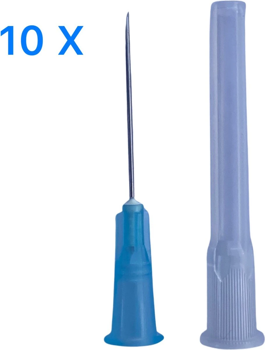 Terumo - Gelaat Steriele Naalden - 23g - 0.6 X 25 Mm - Blauw - Gerstkorrel - Milia - Comedonen - 10 Stuks 5 Terumo - Gelaat Steriele Naalden - 23g - 0.6 X 25 Mm - Blauw - Gerstkorrel - Milia - Comedonen - 10 Stuks - Afbeelding 3