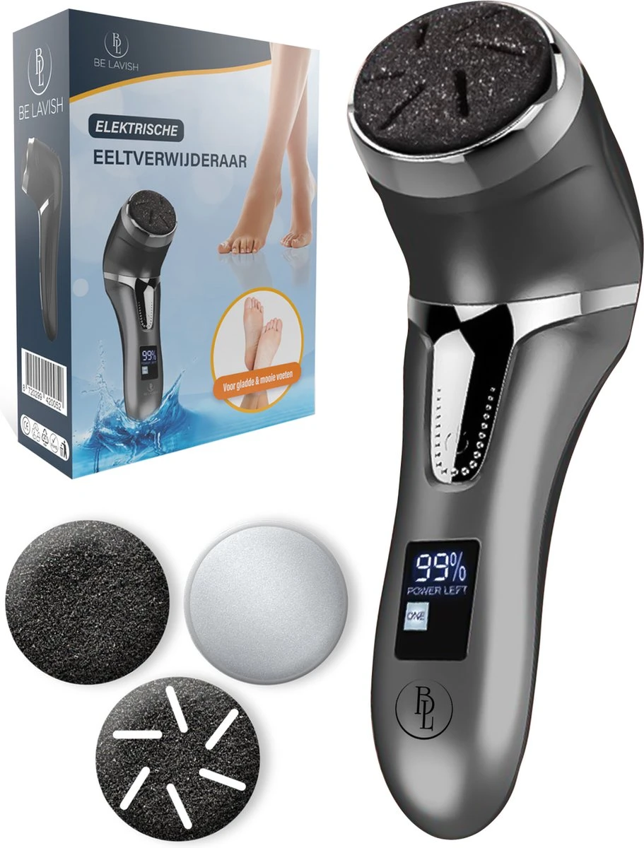 Be Lavish Elektrische Eeltverwijderaar Met Stofzuigsysteem - Voetvijl - Eeltvijl - IPX7 Waterdicht - USB Oplaadbaar - Inc. 3 Opzetstukken & Borstel 3 Be Lavish Elektrische Eeltverwijderaar Met Stofzuigsysteem - Voetvijl - Eeltvijl - IPX7 Waterdicht - USB Oplaadbaar - Inc. 3 Opzetstukken & Borstel