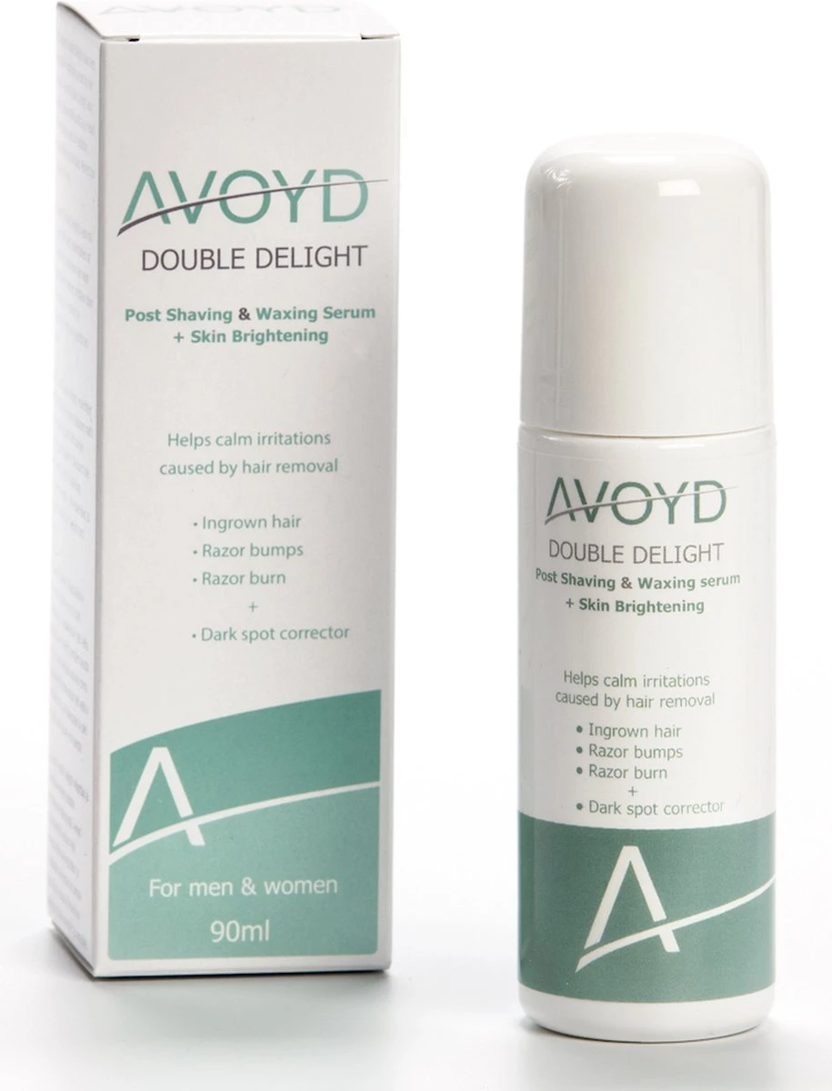 Avoyd Double Delight 90ml - Voorkomt En Verhelpt Ingegroeide Haartjes, Scheerirritatie En Scheerbultjes. Daarnaast Reduceert Het Pigmentvlekjes - Geschikt Voor M/v - 043 4 Avoyd Double Delight 90ml - Voorkomt En Verhelpt Ingegroeide Haartjes, Scheerirritatie En Scheerbultjes. Daarnaast Reduceert Het Pigmentvlekjes - Geschikt Voor M/v - 043 - Afbeelding 2
