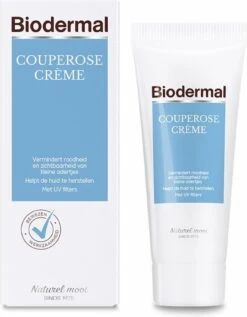 Biodermal Couperose Dagcrème - Voorkomt Zichtbaarheid Rosacea - 30ml