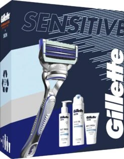 Gillette® Gillette Geschenkset SkinGuard Sensitive - Scheersysteem Voor Mannen + SkinGuard Scheergel 200ml + Hydraterende Crème 100ml + Gezichtsreiniger 140ml 9 Gillette® Gillette Geschenkset SkinGuard Sensitive - Scheersysteem Voor Mannen + SkinGuard Scheergel 200ml + Hydraterende Crème 100ml + Gezichtsreiniger 140ml -Lichaamsverzorging Winkel 937x1200 3