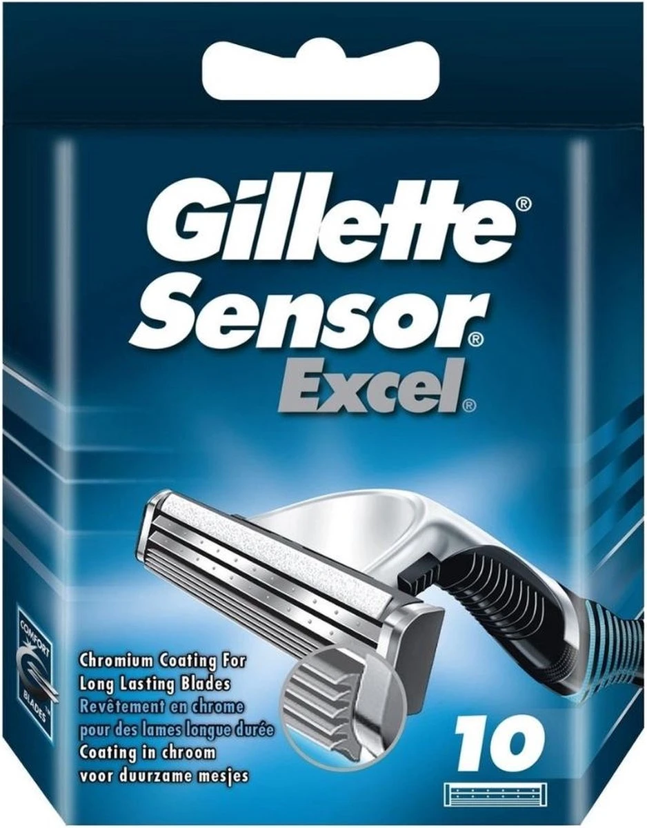 Gillette® Gillette Sensor Excel Scheermesjes Mannen - 10 Stuks 3 Gillette® Gillette Sensor Excel Scheermesjes Mannen - 10 Stuks