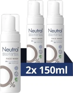 Neutral 0% Face Wash Lotion - 2 X 150 Ml - Voordeelverpakking