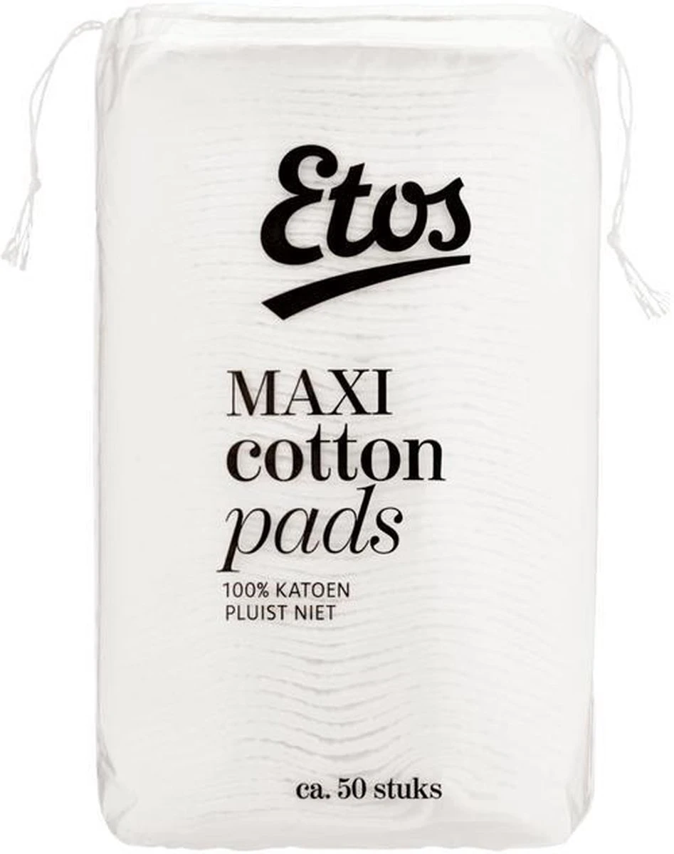 Etos Maxi Wattenschijfjes - Cotton Pads- 600 Stuks (12 X 50 Stuks) 4 Etos Maxi Wattenschijfjes - Cotton Pads- 600 Stuks (12 X 50 Stuks) - Afbeelding 2