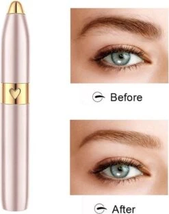 Draagbare Wenkbrauw Epilator - Haar Remover Pen - USB Trimmer -Lichaamsverzorging Winkel 951x1200 3