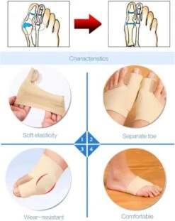 Merkloos Hallux Valgus Teen Spreider/Corrector Knobbel Teen Corrector |bunion | Eeltknobbel | Teen Rechtzetten | Comfortabel -Lichaamsverzorging Winkel 952x1200 1