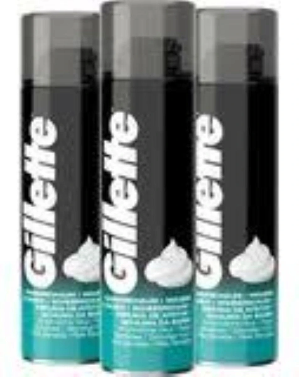 Gillette® Gillette Scheerschuim Gevoelige Huid - Voordeelverpakking 3 X 300 ML 3 Gillette® Gillette Scheerschuim Gevoelige Huid - Voordeelverpakking 3 X 300 ML