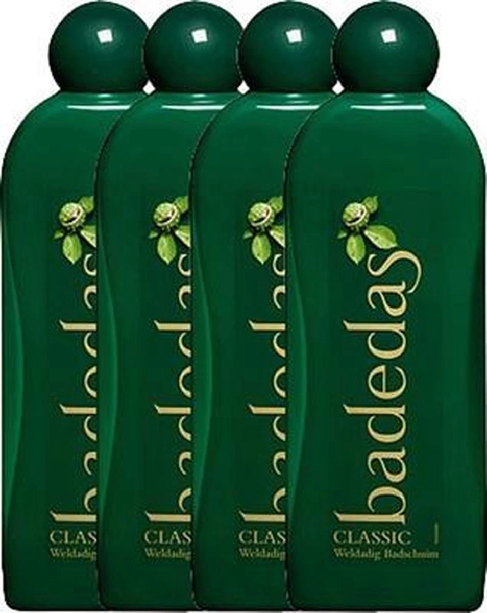 Badedas Classic Badschuim 4 X 300 Ml - Voordeelverpakking 3 Badedas Classic Badschuim 4 X 300 Ml - Voordeelverpakking