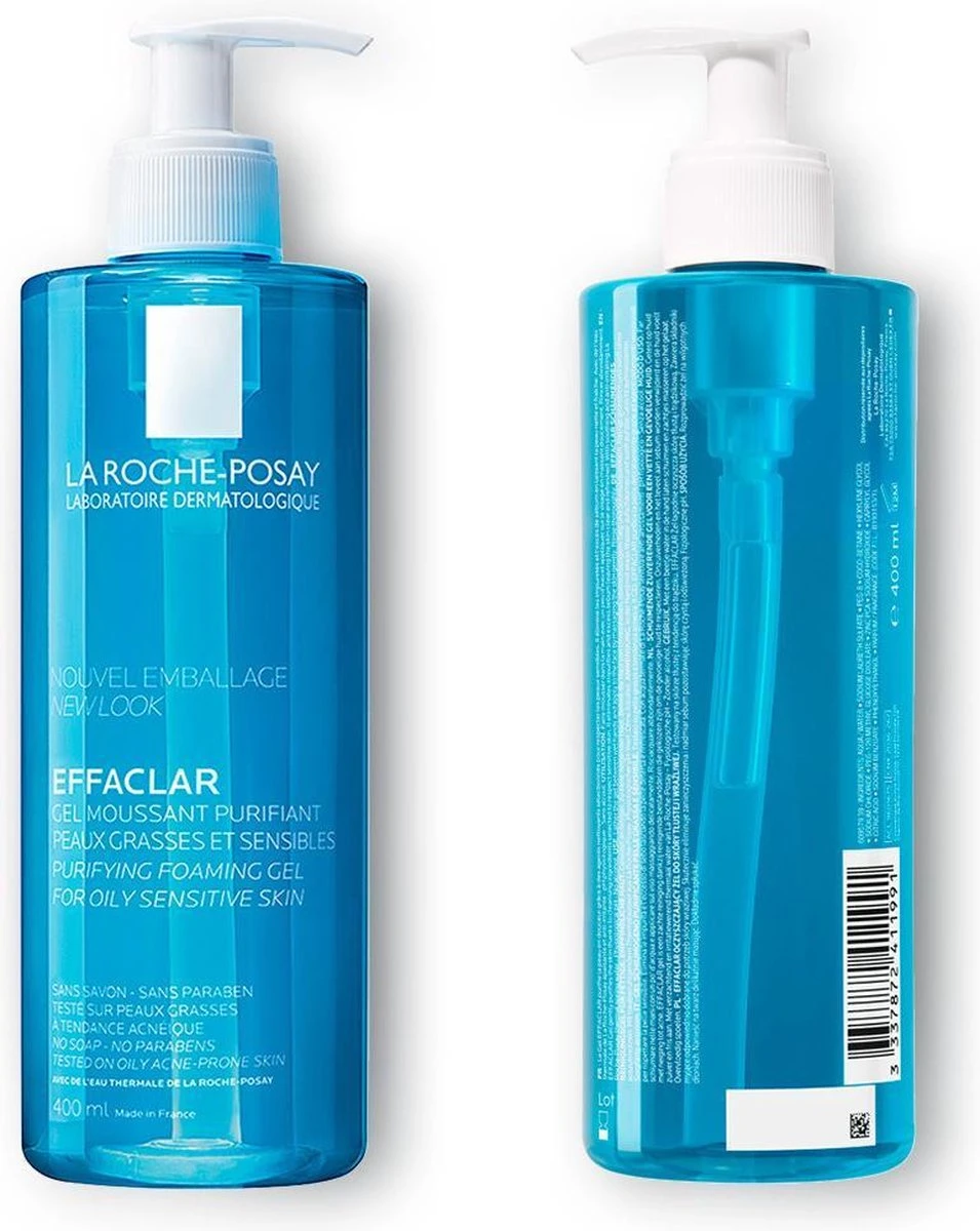 La Roche-Posay Effaclar Reinigingsgel - Anti-onzuiverheden - 400 Ml 4 La Roche-Posay Effaclar Reinigingsgel - Anti-onzuiverheden - 400 Ml - Afbeelding 2