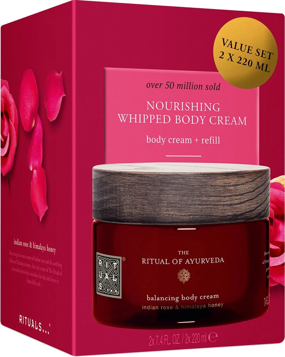 RITUALS The Ritual Of Ayurveda Body Cream & Refill Duo - 440 Ml 4 RITUALS The Ritual Of Ayurveda Body Cream & Refill Duo - 440 Ml - Afbeelding 2