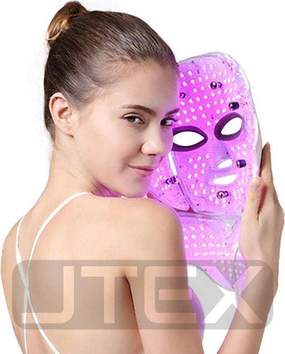 JTEX® - Professioneel LED Masker - Gezichtsmasker - Face Mask - Lichttherapie - 7 Soorten Behandelingen - Anti Rimpel - Anti Acne Huidverzorging - Skin Cleaner - Masker - Anti Aging Mask - Gezichtsbehandeling - New Generation - LED Masker 3 JTEX® - Professioneel LED Masker - Gezichtsmasker - Face Mask - Lichttherapie - 7 Soorten Behandelingen - Anti Rimpel - Anti Acne Huidverzorging - Skin Cleaner - Masker - Anti Aging Mask - Gezichtsbehandeling - New Generation - LED Masker