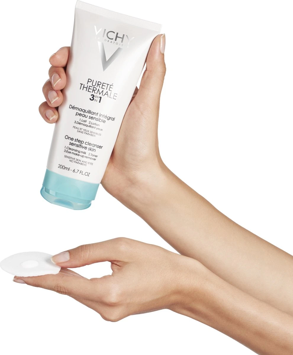 Vichy Pureté Thermale 3-in-1 Reinigingslotion -200ml - Make-up Verwijdering 11 Vichy Pureté Thermale 3-in-1 Reinigingslotion -200ml - Make-up Verwijdering - Afbeelding 9