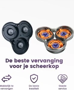 Scheerkop Geschikt Voor Philips SH98 S9000 Prestige – SH98 S9000 Prestige – Scheerkoppen – Scheermesjes – Scheerhoofd - Zilver -Lichaamsverzorging Winkel 990x1200 4