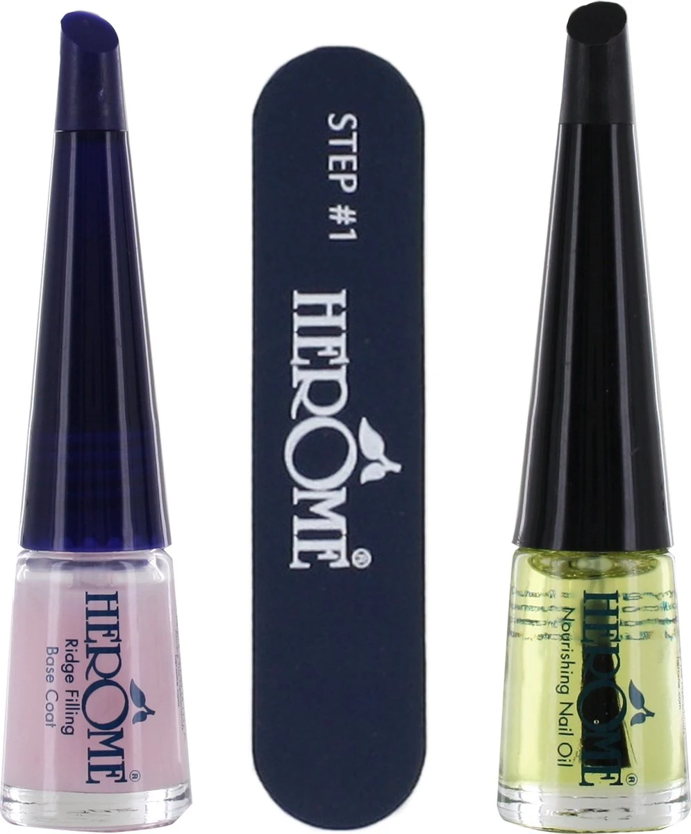 Herome 3 In 1 Manicure Nagelverzorging Set (Nail Essentials Geel) – Nagelset Voor Droge En Geribbelde Nagels – Base Coat, Vijl En Voedende Nagelolie – Voor Egale En Flexibele Nagels 10 Herome 3 In 1 Manicure Nagelverzorging Set (Nail Essentials Geel) – Nagelset Voor Droge En Geribbelde Nagels – Base Coat, Vijl En Voedende Nagelolie – Voor Egale En Flexibele Nagels - Afbeelding 8